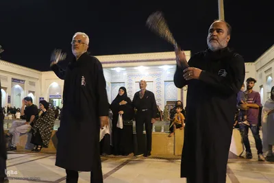 مراسم عزاداری حسینی هیات عاشقان ثارالله (ع) شیراز در شاهچراغ(ع)