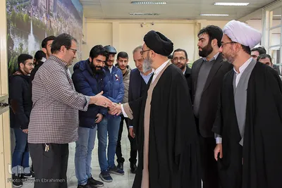 بازدید حجت الاسلام والمسلمین سیدمحمدعلی آل‌هاشم، نماینده ولی فقیه در آذربایجان شرقی از سلف سرویس دانشگاه تبریز