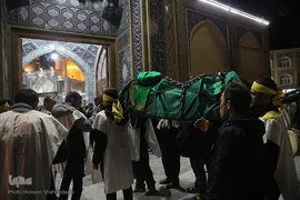 حال و هوای حرم بی بی حضرت معصومه(س) در شب شهادت پدر بزرگوارشان