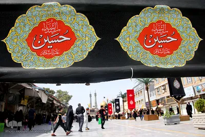 Schiiten begehen den Trauertag Tasu´a im Heiligen Schrein von Fatima Masuma
