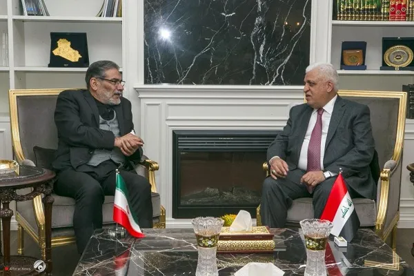 الفياض يشدد لشمخاني ضرورة التعاون على كورونا كالقضاء على داعش