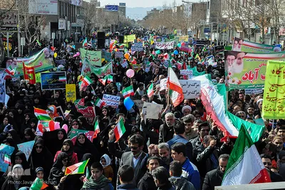 راهپیمایی ۲۲ بهمن در کاشمر