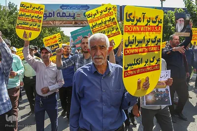 راهپیمایی نمازگزاران نماز جمعه بجنورد در اعتراض به حوادث اخیر‎‎
