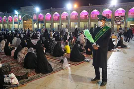 میلاد امام رضا در حرم شاهچراغ(ع)
