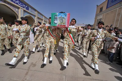 وداع و تشییع تکاور شهید محمد آزادی در حرم شاهچراغ(ع)