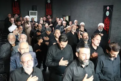 مراسم عزاداری حضرت اباعبدالله الحسین(ع) در دفتر نماینده ولی‌فقیه در استان سمنان برگزار شد