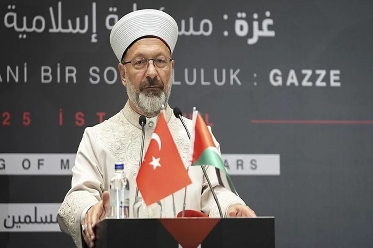 Shugaban harkokin addini na Turkiyya: Gaza da Kudus batutuwa ne na musulmi da ma duniya baki daya