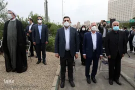 مراسم رونمایی از تندیس سپهبد شهید، سردار حاج قاسم سلیمانی در تقاطع بزرگراه شهید قاسم سلیمانی و بزرگراه شهید مدرس