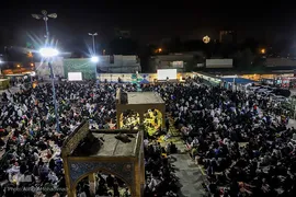 مراسم احیای شب بیست و یکم ماه مبارک رمضان  در حرم علی بن مهزیار اهواز