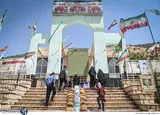 بازدید زائران راهیان نور از یادمان های غرب و شمال غرب‎