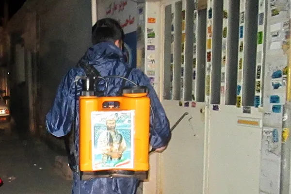 اقدام جهادی هیئت صاحب‌الزمان(عج) پاکدشت برای مبارزه با کرونا