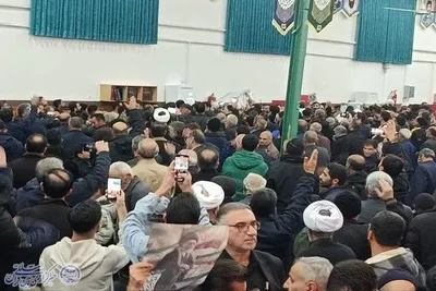 آیین شب وداع با پیکر پاک شهدا ی شهرستان نکا