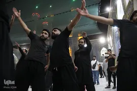 عزاداری شب شهادت امام جواد(ع) در حرم حضرت معصومه(س)