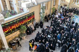 حسینیه ایران؛ مجلس روضه امام حسین(ع) در خانه موزه مدرس