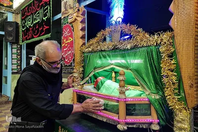 مراسم عزاداری شب سوم ماه محرم در عباسیه اهواز