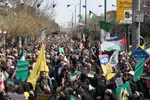راهپیمایی روز قدس در همدان‎