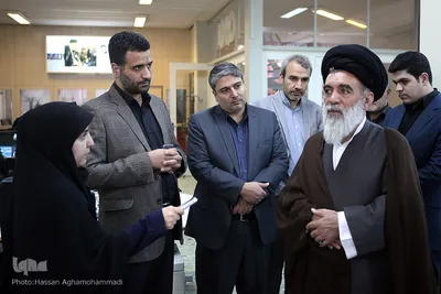 بازدید آیت‌الله سید احمد حسینی خراسانی، عضو خبرگان رهبری از ایکنا