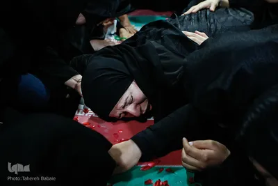 وداع با پیکر شهید مدافع حرم «بهرام مهرداد» در معراج شهدای تهران
