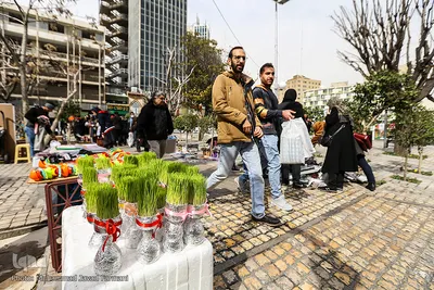 حال و هوای بهاری در شهر تهران
