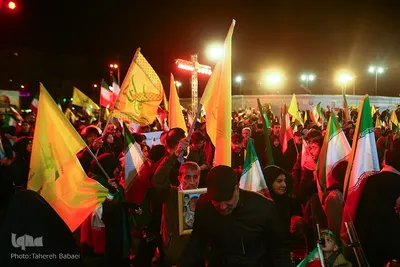تشییع پیکر سردار شهید حاج مجید خادمی در تهران