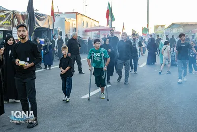بازگشت زايران اربعین حسینی از مرز تمرچین