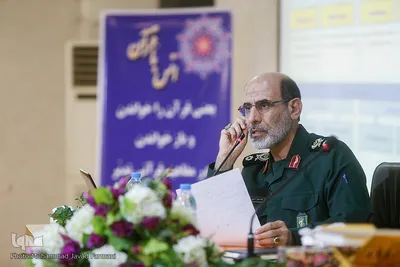 محمدحسین سپر در مراسم معارفه رئیس دارالقرآن سازمان بسیج