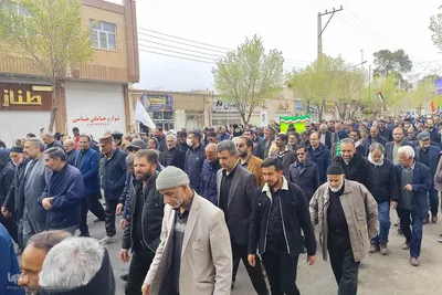 مراسم راهپیمایی روز قدس در نایین