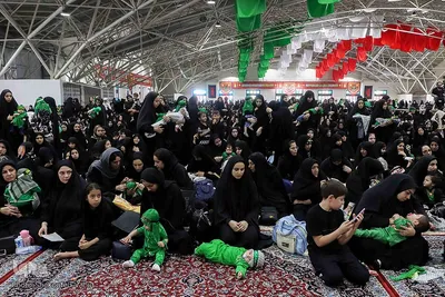 همایش شیرخوارگان حسینی در گلستان شهدای اصفهان‎