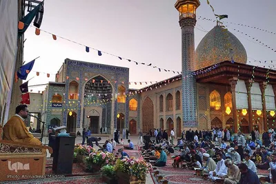 محفل انس با قرآن با تلاوت «سیدجواد حسینی»، قاری بین‌المللی کشور در شاهچراغ‎‎