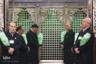 غبارروبی حرم حضرت عبدالعظیم حسنی(ع)