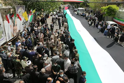 مراسم نمادین روز جهانی قدس در تبریز