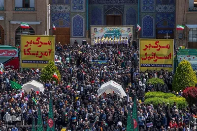 Al-Quds-Marsch 2023 in Isfahan