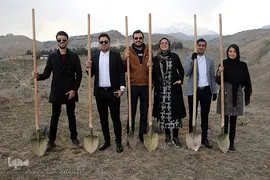 آیین درختکاری در پارک جنگلی  سد«لتیان» در شمال شرق استان تهران