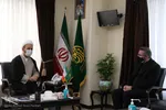دیدار رئیس جهاد دانشگاهی فارس با تولیت شاهچراغ(ع)‎‎