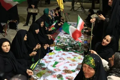 موج ۱۰۰؛ حضور باشکوه رزمندگان خیابان در حمایت از رزمندگان میدان