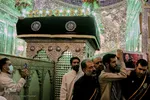 آئین وداع با پیکر شهید عبدالله اسکندری در حرم شاهچراغ(ع)