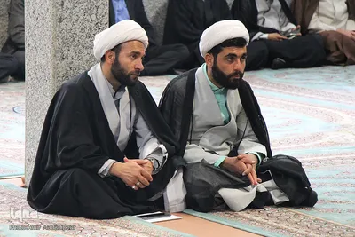 مراسم عمامه گذاری طلاب حوزه علمیه سفیران هدایت بیرجند