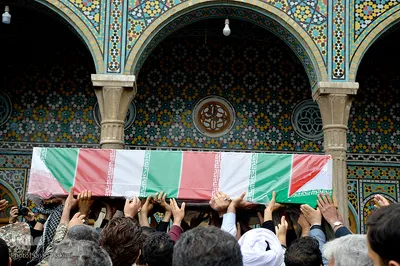 تشییع پیکر شهید مدافع حرم "مهدی لطفی نیاسر"در قم