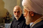 حضور آیت‌الله دژکام در منزل شهید معصومه کرباسی‎