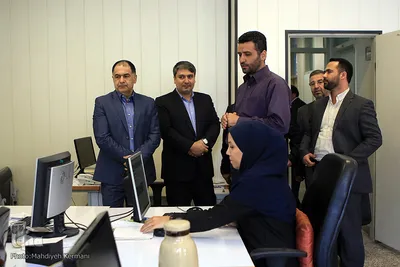 بازدید محمدخدادی مدیر عامل خبرگزاری ایرنا از تحریریه خبرگزاری بین المللی ایکنا