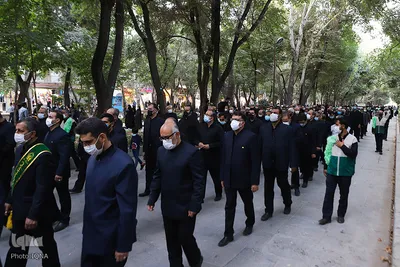 کاروان عزاداری و جاماندگان  پیاده روی شهادت امام رضا