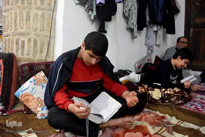 آیین معنوی اعتکاف در مسجد جامع سمنان