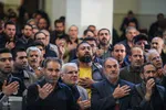 آیین وداع با پیکرهای مطهر چهار شهید گمنام دوران دفاع مقدس در حرم مطهر شاهچراغ(ع)‎