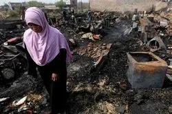 ভারতে রোহিঙ্গা শিবিরে আগুন দিয়েছে বিজেপি