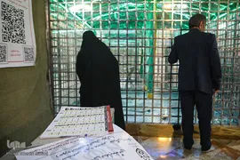 جلوه‌هایی از حضور پرشور مردم در ساعات پایانی انتخابات