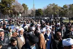 آیین تشییع پیکر آیت‌الله مستجابی در اصفهان