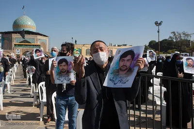 مراسم وداع با شهید مدافع حرم «زکریا شیری» در قزوین