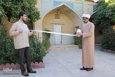 آیین عمامه گذاری طلاب حوزه علمیه منصوریه شیراز