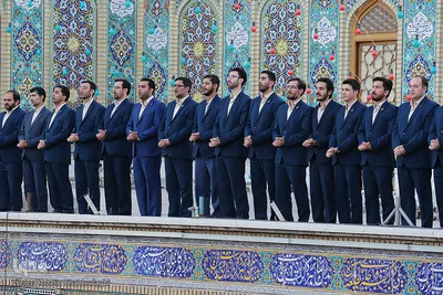 ضبط اجرای گروه تواشیح محمد رسول الله(ص) در حرم حضرت معصومه(س)‎
