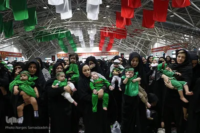 علی‌اصغر‌های اصفهان در آغوش مادران سوگوار
